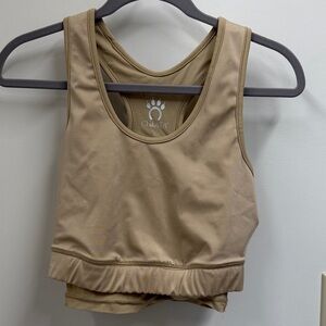 Cheata Beige Sports Trotter Bra for Equestrian. Size M